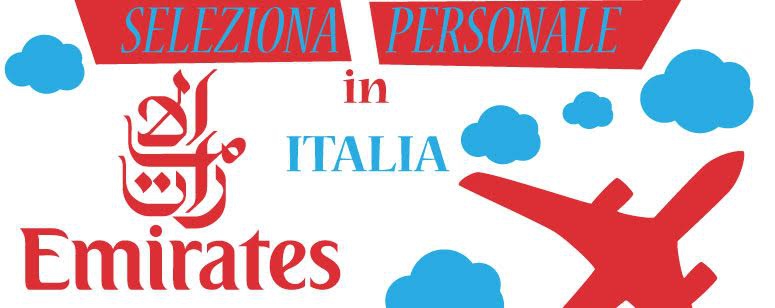 Emirates Airlines seleziona personale in tutta Italia