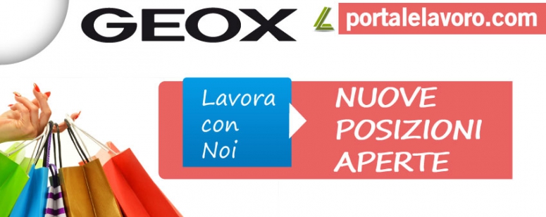 GEOX LAVORA CON NOI: NUOVE POSIZIONI APERTE